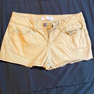 Tan shorts size 9 Juniors